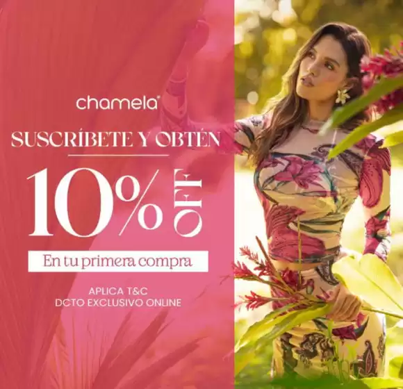 Catálogo Chamela en Jamundí | 10% OFF en tu primera compra  | 2026-03-19T00:00:00.000Z - 2026-04-30T00:00:00.000Z