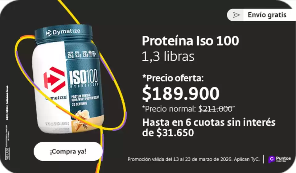 Catálogo Bancolombia en Bucaramanga | Ofertas especiales para ti | 2026-03-13T00:00:00.000Z - 2026-03-23T00:00:00.000Z