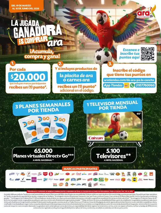 Catálogo Ara | Ofertas principales para todos los cazadores de gangas | 2026-03-19T00:00:00.000Z - 2026-06-10T00:00:00.000Z