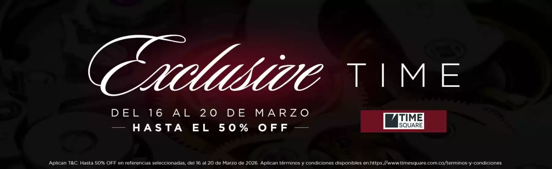 Catálogo Time Square en Honda | Exclusive TIME Hasta 50% OFF | 2026-03-19T00:00:00.000Z - 2026-03-20T00:00:00.000Z
