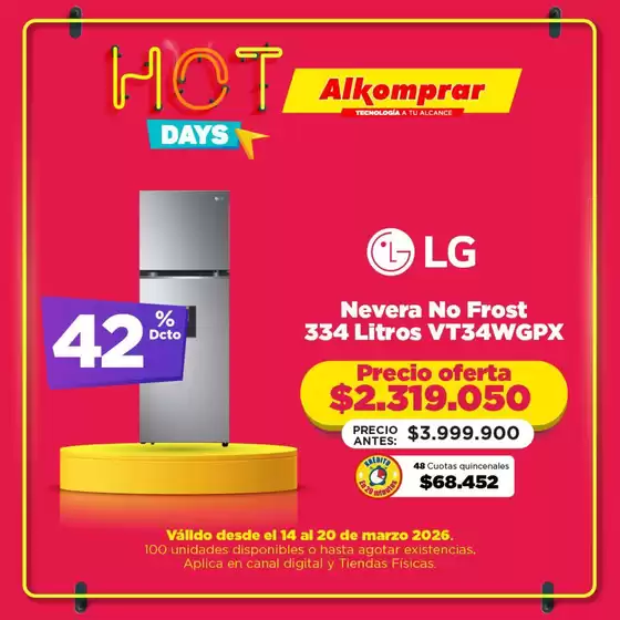 Catálogo Alkomprar en Barrancabermeja | Ahorra ahora con nuestras ofertas | 2026-03-14T00:00:00.000Z - 2026-03-20T00:00:00.000Z