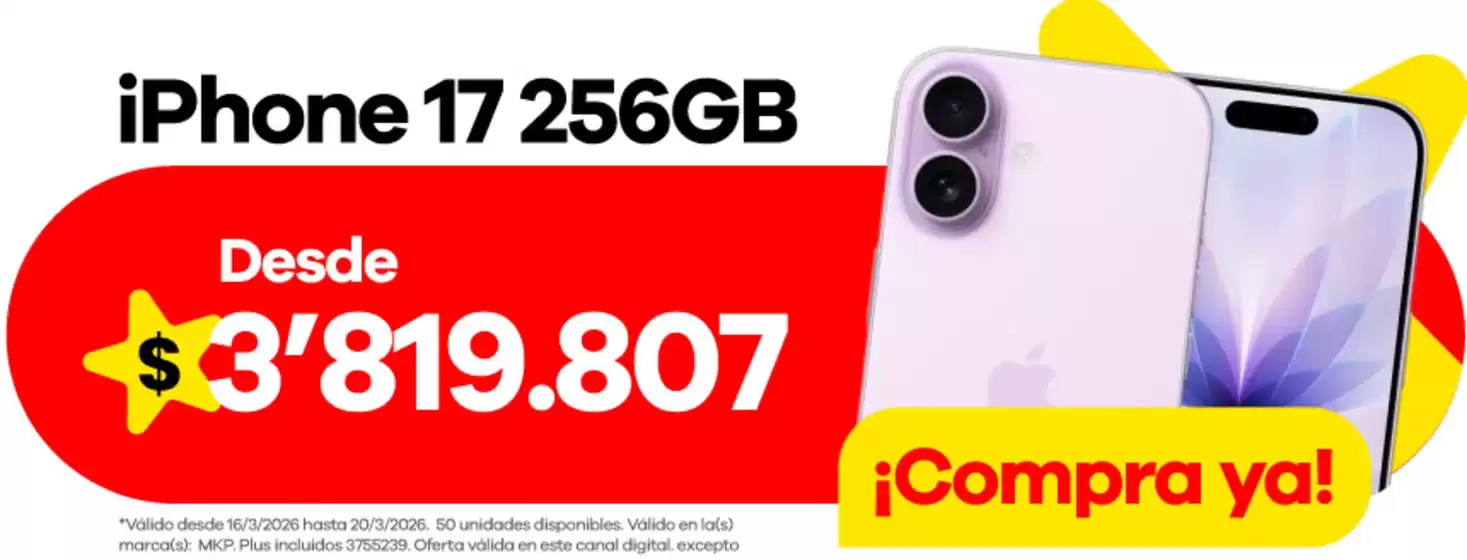 Catálogo Éxito en Jamundí | Ofertas especiales atractivas para todos | 2026-03-16T00:00:00.000Z - 2026-03-20T00:00:00.000Z