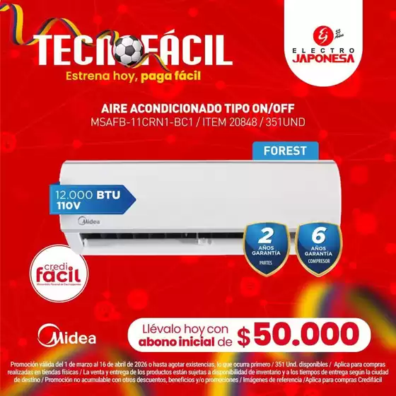 Catálogo Electrojaponesa en Envigado | Ofertas Electrojaponesa | 2026-03-01T00:00:00.000Z - 2026-04-16T00:00:00.000Z