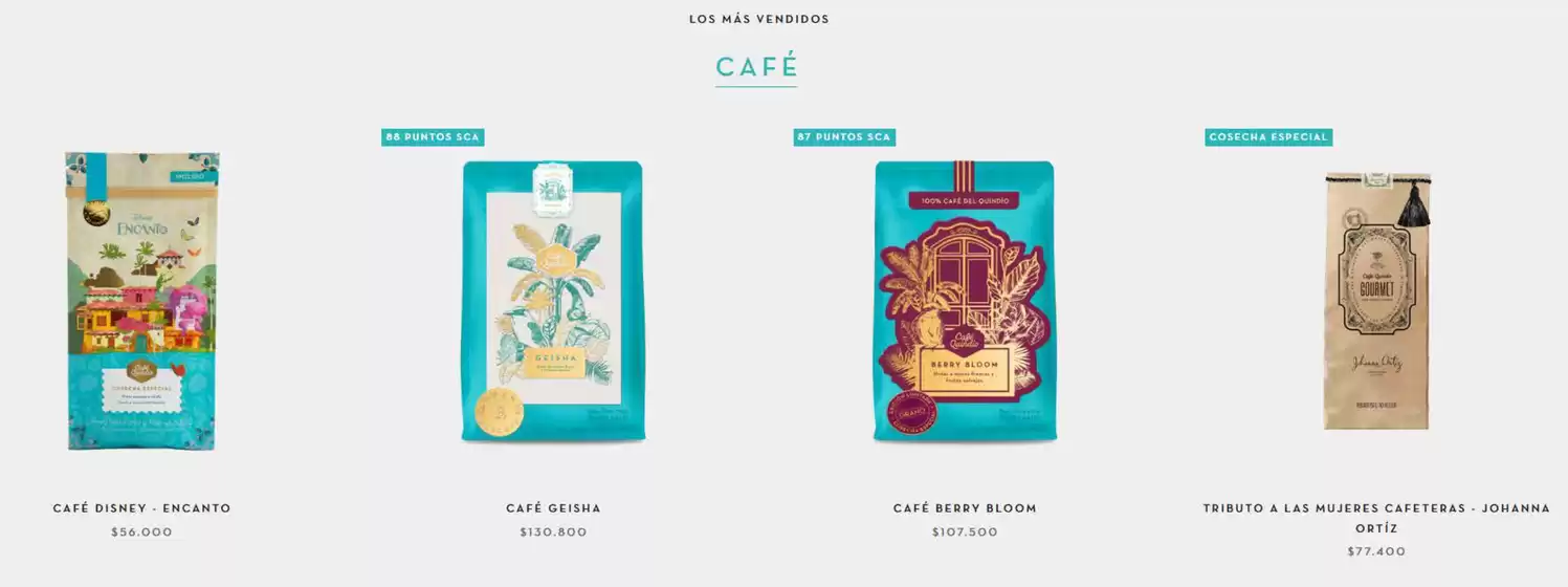 Catálogo Café Quindío en Floridablanca | Los mas Vendidos | 2026-03-26T00:00:00.000Z - 2026-04-30T00:00:00.000Z