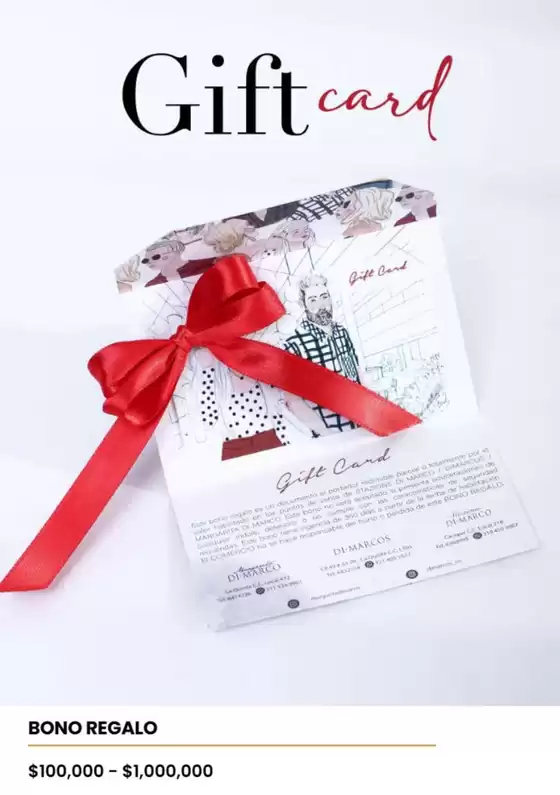 Catálogo Dimarcos en Mosquera Cundinamarca | Gift Card $100.000 - $1.000.000 | 2026-04-01T00:00:00.000Z - 2026-04-30T00:00:00.000Z