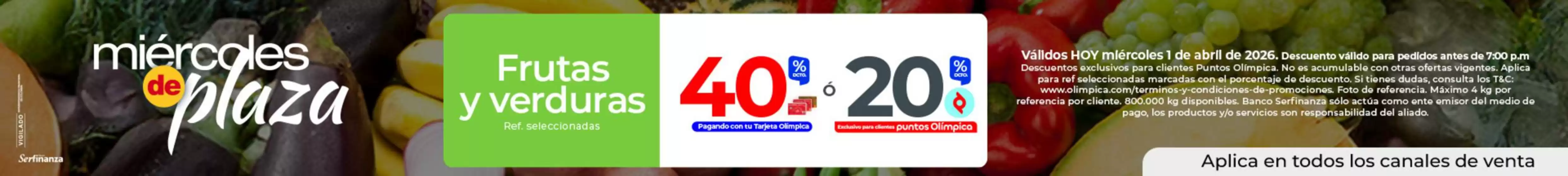 Catálogo Olímpica en Soacha | Ofertas especiales para ti | 2026-04-01T00:00:00.000Z - 2026-04-01T00:00:00.000Z