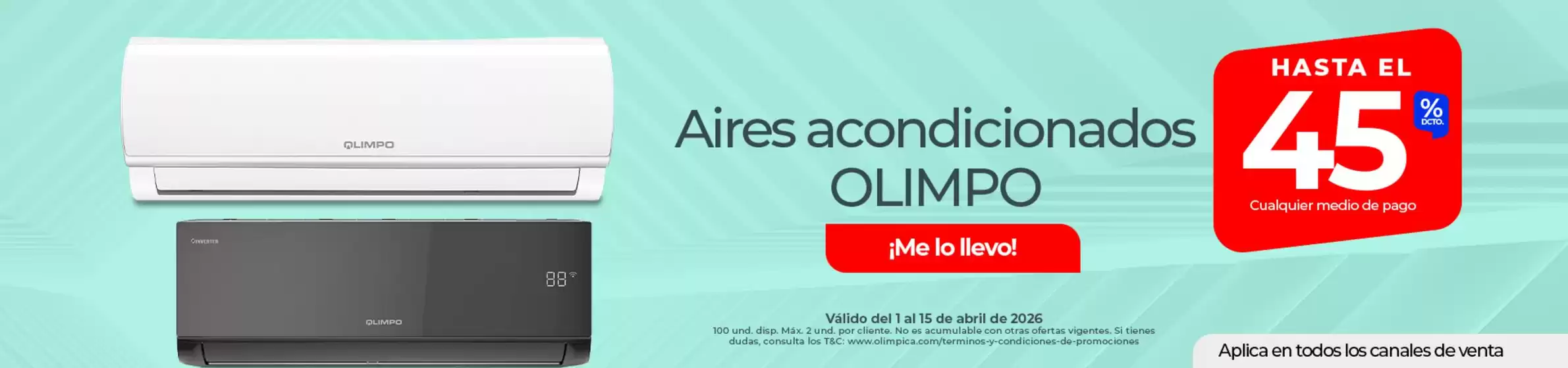 Catálogo Olímpica en Soacha | Nuevas ofertas para descubrir | 2026-04-01T00:00:00.000Z - 2026-04-15T00:00:00.000Z