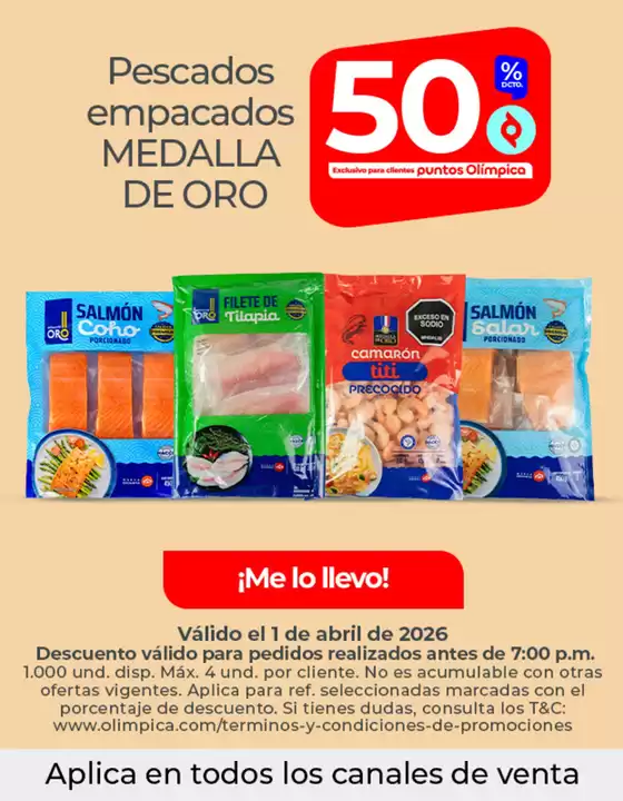 Catálogo Olímpica en Soacha | Promociones actuales | 2026-04-01T00:00:00.000Z - 2026-04-01T00:00:00.000Z