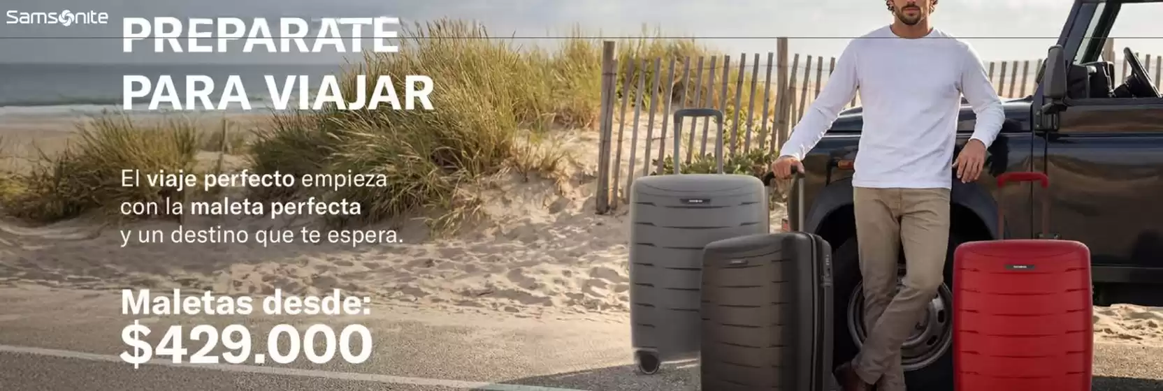 Catálogo Samsonite en Yumbo | Maletas desde : $429.000 | 2026-04-01T00:00:00.000Z - 2026-04-08T00:00:00.000Z