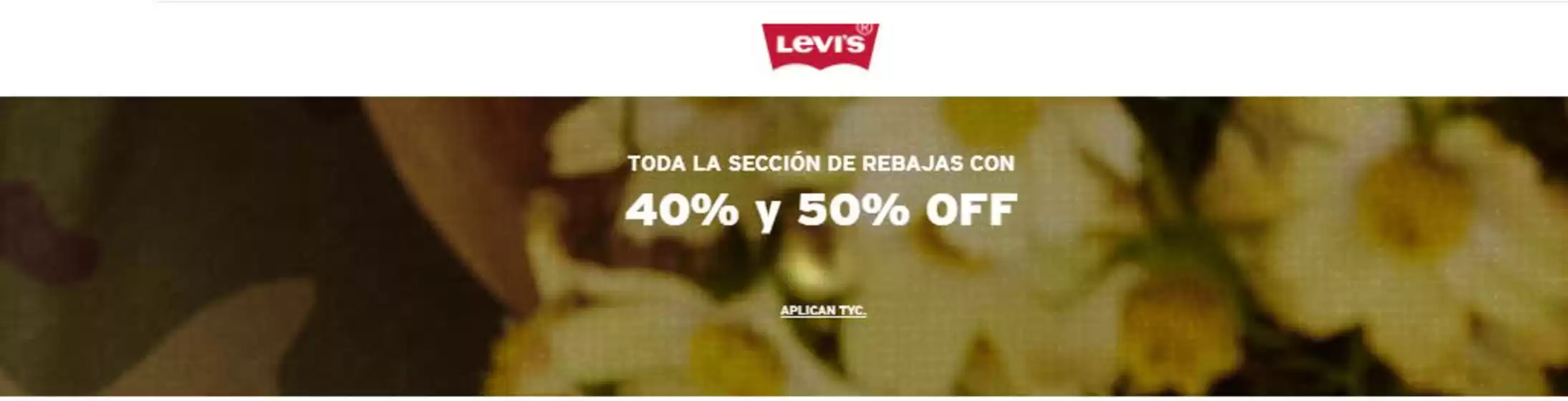 Catálogo Levi's en Yumbo | Rebajas Hasta 40% OFF-50% OFF | 2026-04-01T00:00:00.000Z - 2026-04-12T00:00:00.000Z