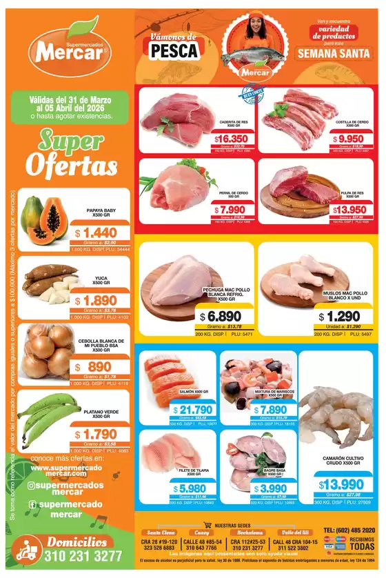 Catálogo Mercar en San Gil | PDF separata 2603 31al05 | 2026-03-31T00:00:00.000Z - 2026-04-05T00:00:00.000Z