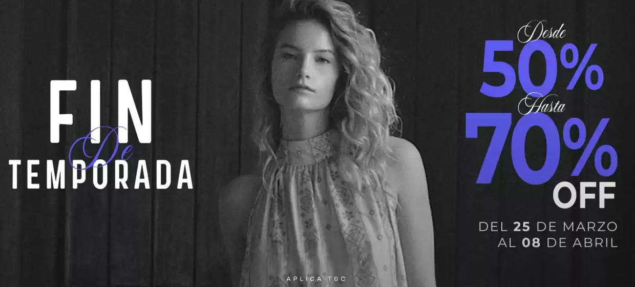 Catálogo Spirito | Fin de Temporada Desde 50% OFF, Hasta 70% OFF | 2026-04-01T00:00:00.000Z - 2026-04-08T00:00:00.000Z