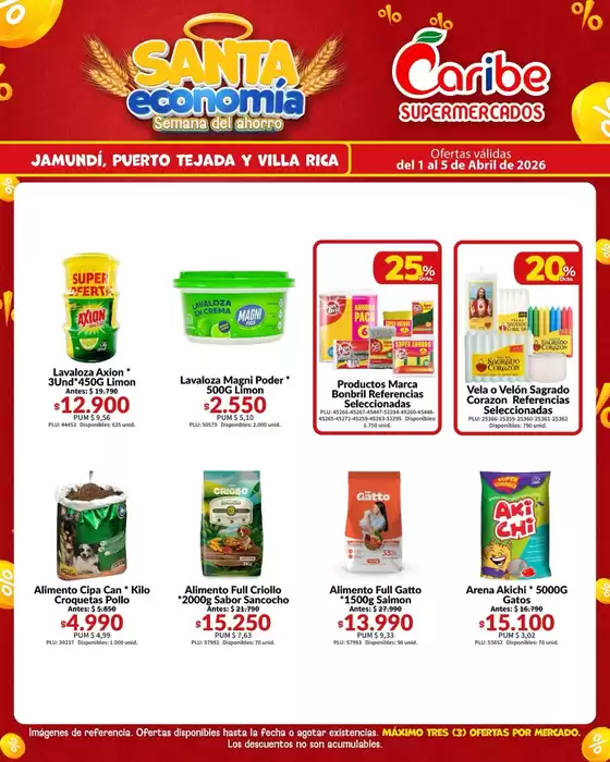 Catálogo Caribe Supermercados en San Gil | Ahorra ahora con nuestras ofertas | 2026-04-01T00:00:00.000Z - 2026-04-05T00:00:00.000Z