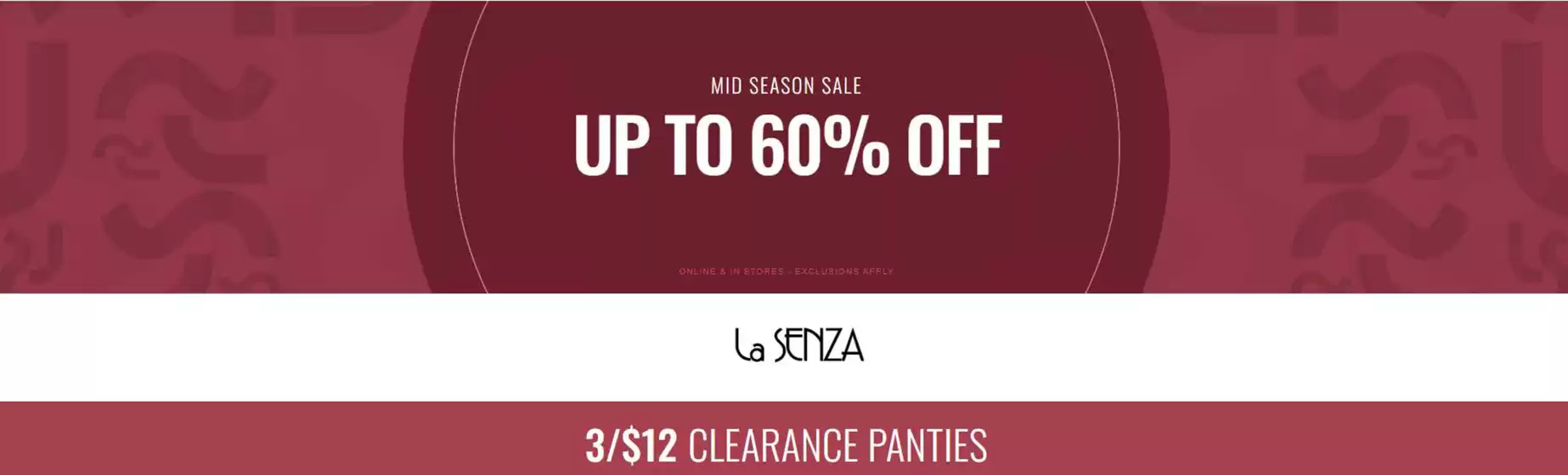 Catálogo La Senza | Hasta 60% OFF | 2026-04-01T00:00:00.000Z - 2026-04-05T00:00:00.000Z