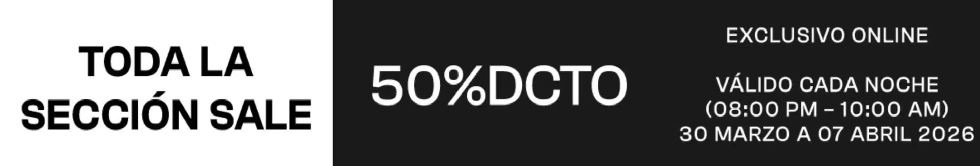 Catálogo Naf Naf en Barranquilla | Todo la Seccion Sale 50% DCTO | 2026-04-01T00:00:00.000Z - 2026-04-07T00:00:00.000Z