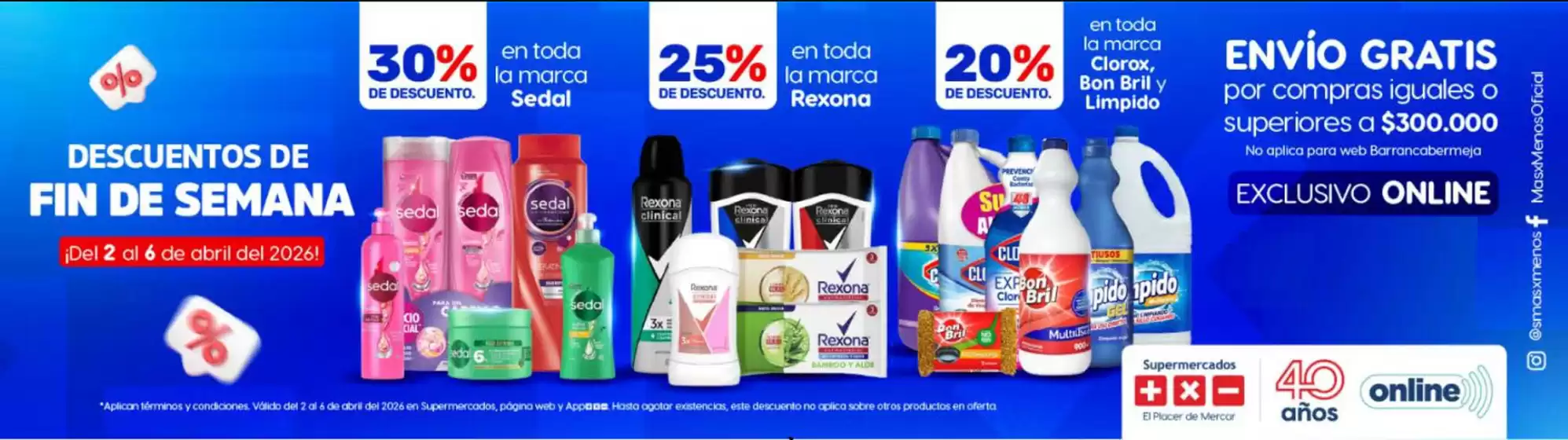 Catálogo Más x Menos en Florencia  (Caquetá) | Descuentos de fin de Semana | 2026-04-02T00:00:00.000Z - 2026-04-06T00:00:00.000Z