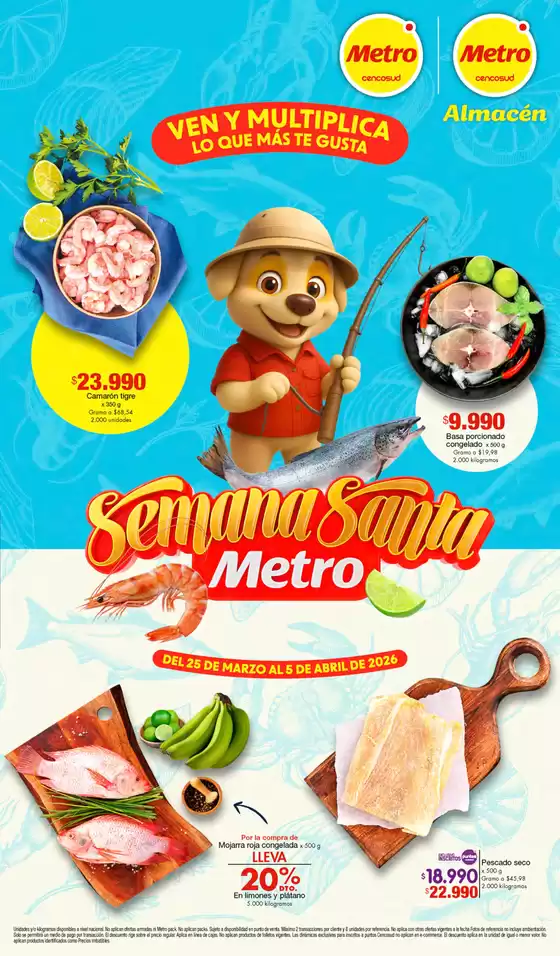 Catálogo Metro en Florencia  (Caquetá) | Semana Santa en Metro | 2026-04-02T00:00:00.000Z - 2026-04-05T00:00:00.000Z