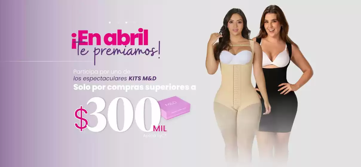 Catálogo Fajas M&D en Popayán | En Abril Promociones | 2026-04-02T00:00:00.000Z - 2026-04-30T00:00:00.000Z