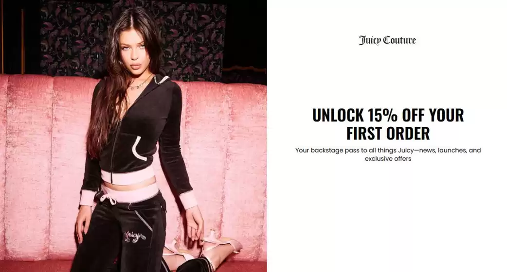 Catálogo Juicy Couture en Chía | 15% OFF en tu primera compra | 2026-04-02T00:00:00.000Z - 2026-04-30T00:00:00.000Z