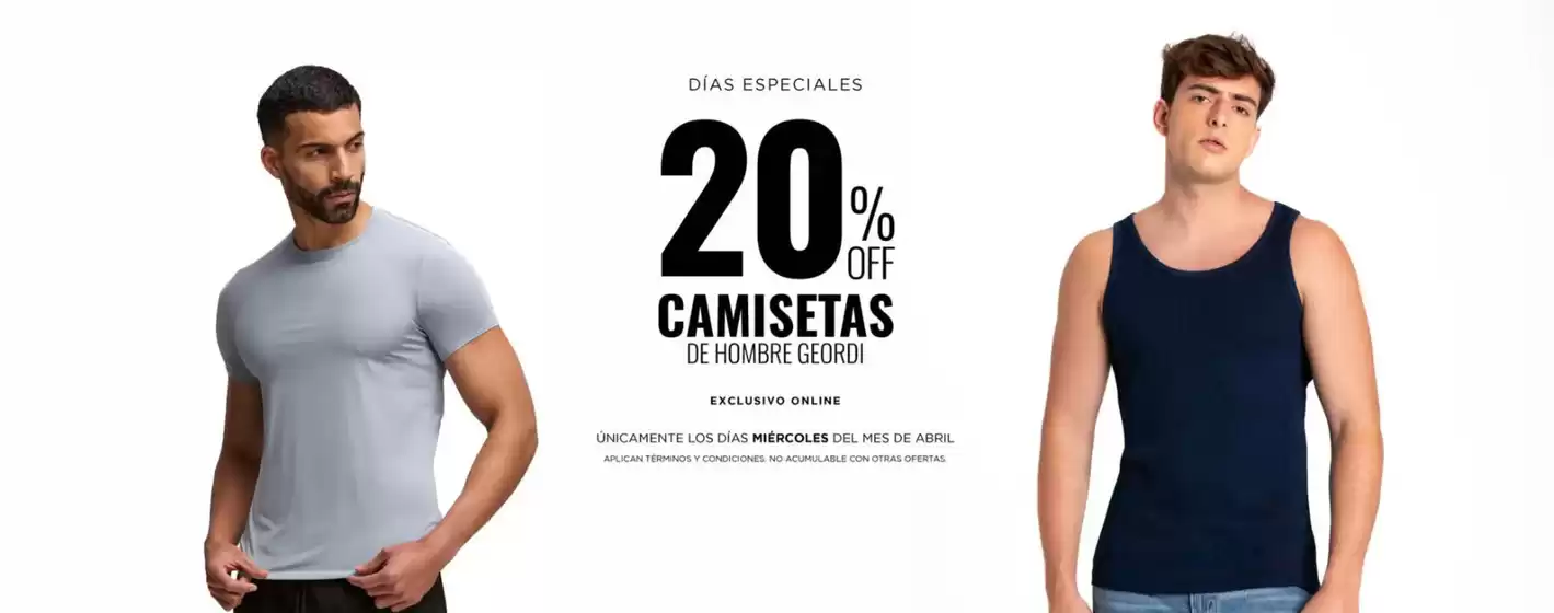 Catálogo Diane & Geordi en Bogotá | 20% OFF en Camisetas de Diane & Geordi | 2026-04-03T00:00:00.000Z - 2026-04-30T00:00:00.000Z