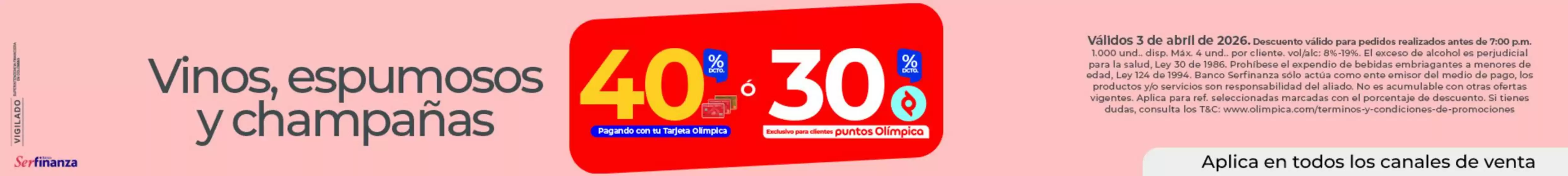 Catálogo Olímpica | Excelente oferta para todos los clientes | 2026-04-03T00:00:00.000Z - 2026-04-03T00:00:00.000Z