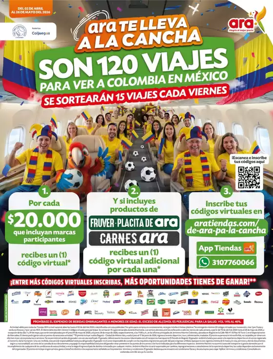 Catálogo Ara | Ofertas principales para todos los clientes | 2026-04-02T00:00:00.000Z - 2026-05-26T00:00:00.000Z