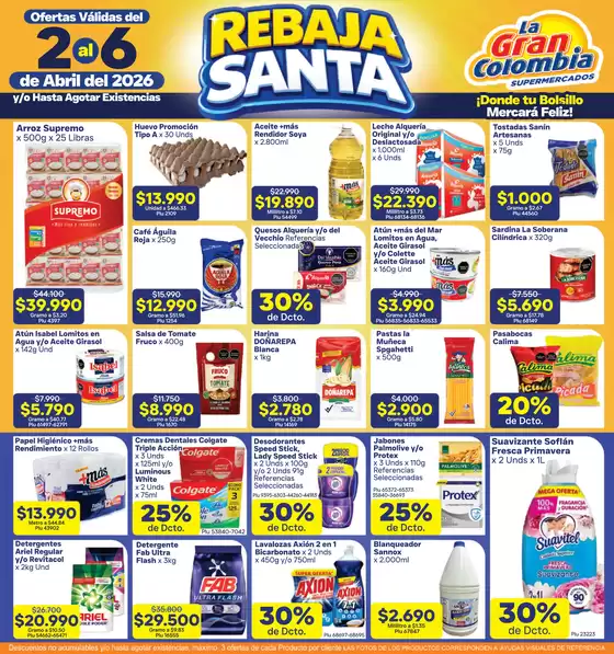 Catálogo La Gran Colombia | VOLANTE REBAJA SANTA LGC 2 AL 6 DE ABRIL compressed | 2026-04-02T00:00:00.000Z - 2026-04-06T00:00:00.000Z