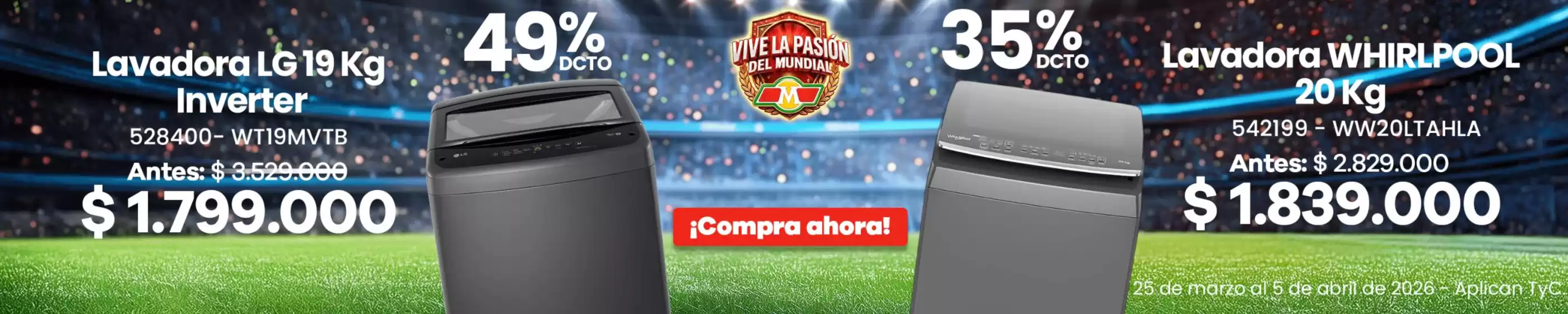 Catálogo MercaCentro | Ofertas principales para todos los cazadores de gangas | 2026-03-25T00:00:00.000Z - 2026-04-05T00:00:00.000Z