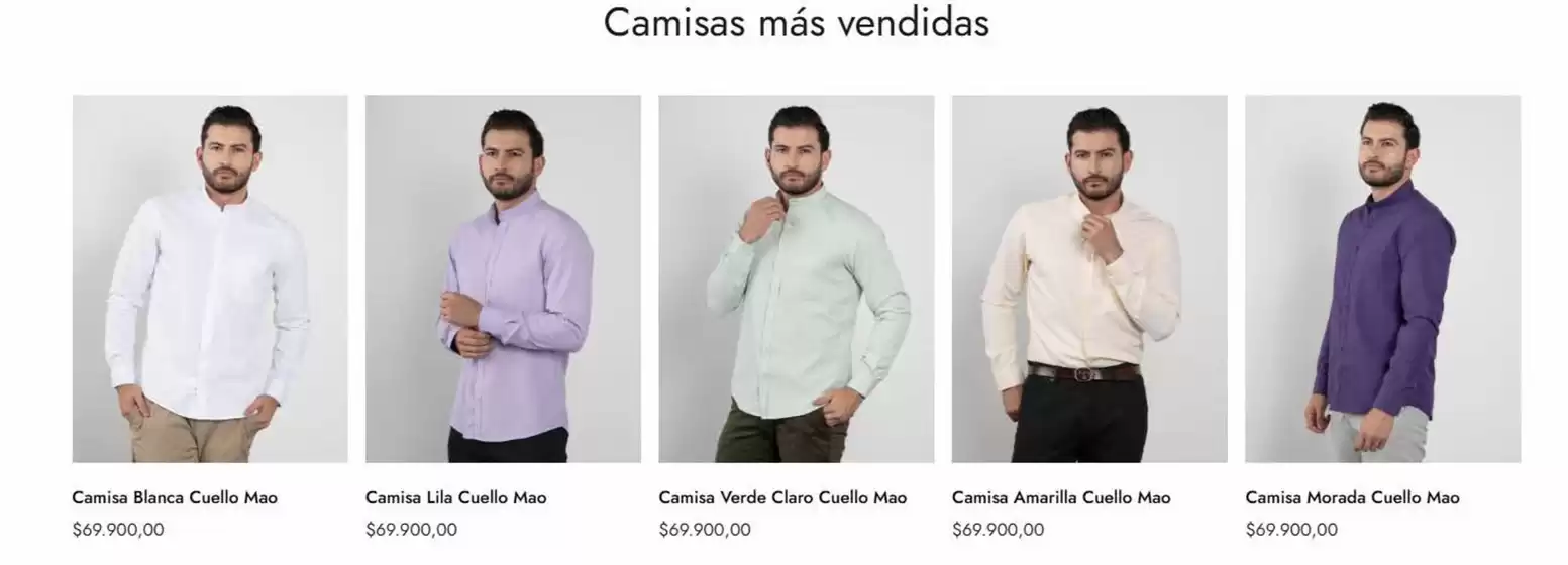 Catálogo Camisería Europea | Camisas más vendidas | 2026-04-03T00:00:00.000Z - 2026-04-17T00:00:00.000Z