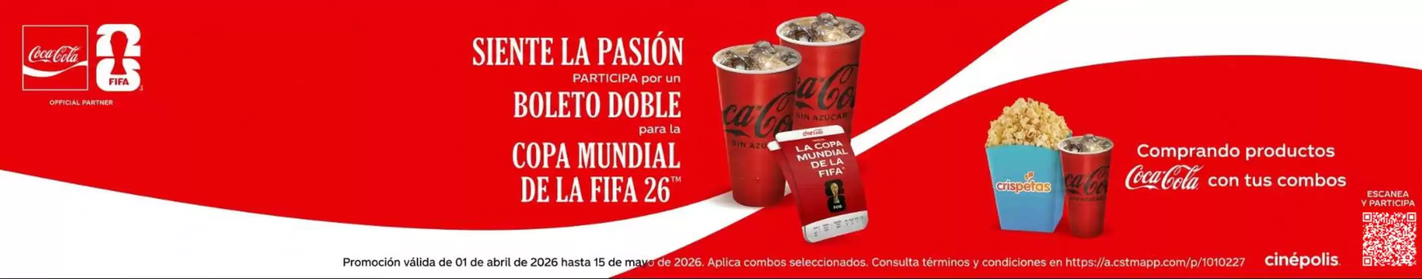 Catálogo Cinépolis | Ofertas | 2026-04-03T00:00:00.000Z - 2026-05-15T00:00:00.000Z