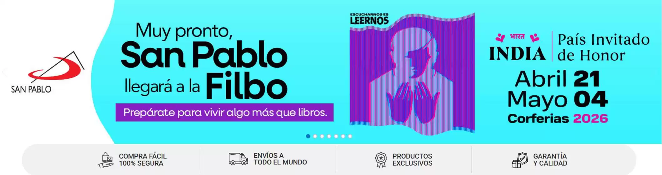Catálogo Librería San Pablo | Muy pronto, San Pablo llegará a la Filbo | 2026-04-19T00:00:00.000Z - 2026-05-04T00:00:00.000Z