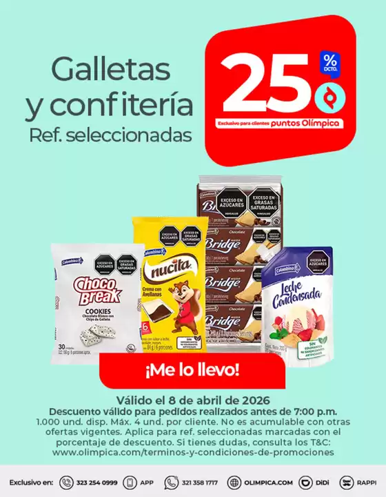 Catálogo Olímpica en Envigado | Nuestras mejores ofertas para ti | 2026-04-08T00:00:00.000Z - 2026-04-08T00:00:00.000Z