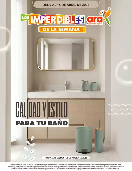 Catálogo Ara en Candelaria Valle del Cauca | Ofertas Ara | 2026-04-09T00:00:00.000Z - 2026-04-15T00:00:00.000Z
