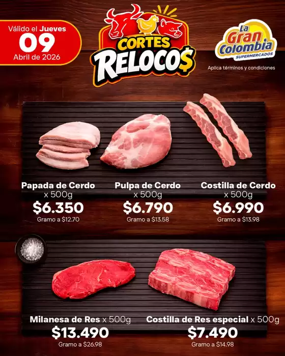 Catálogo La Gran Colombia en Candelaria Valle del Cauca | Ofertas La Gran Colombia | 2026-04-09T00:00:00.000Z - 2026-04-09T00:00:00.000Z