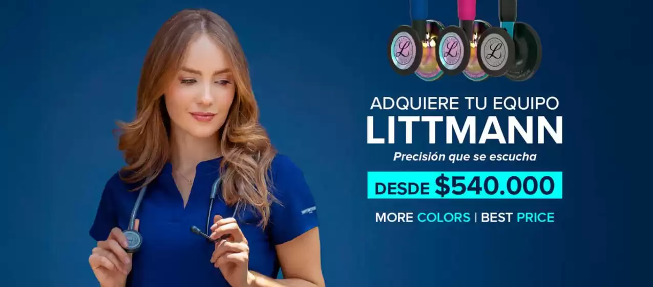 Catálogo Health company | Adquiere tu equipo Littmann desde $540.000 | 2026-04-10T00:00:00.000Z - 2026-04-20T00:00:00.000Z