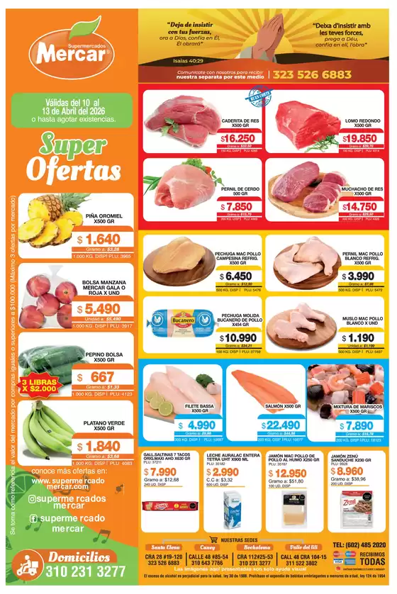 Catálogo Mercar en Charta | Mercar 10 13 ABRIL 2026 | 2026-04-10T00:00:00.000Z - 2026-04-13T00:00:00.000Z