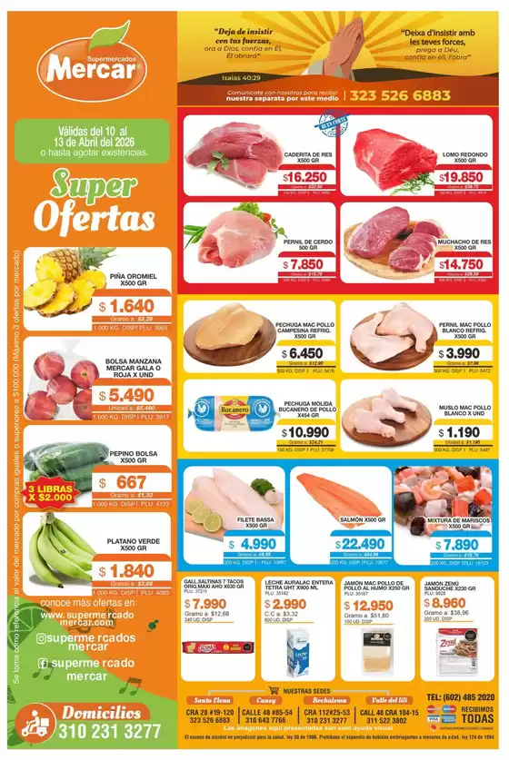 Catálogo Mercar en Charta | Ofertas Mercar | 2026-04-10T00:00:00.000Z - 2026-04-13T00:00:00.000Z