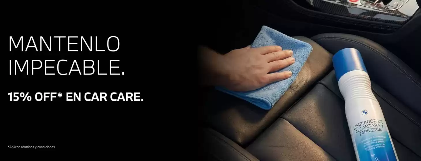Catálogo BMW en Campoalegre | 15% OFF en car care y plumillas originales | 2026-04-10T00:00:00.000Z - 2026-04-30T00:00:00.000Z