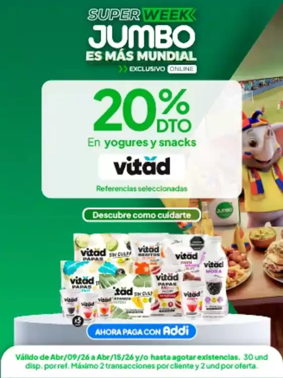 Catálogo Jumbo en Ciénaga | Ofertas principales para todos los clientes | 2026-04-09T00:00:00.000Z - 2026-04-15T00:00:00.000Z