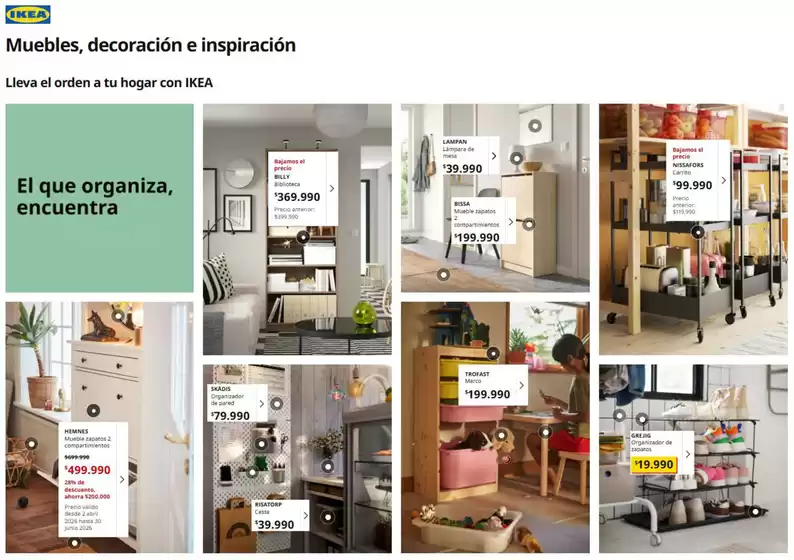 Catálogo Ikea | Lleva el orden a tu hogar con IKEA | 2026-04-14T00:00:00.000Z - 2026-04-19T00:00:00.000Z