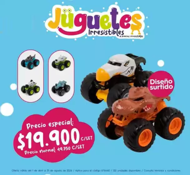 Catálogo Panamericana | Ya inició Juguetes Irresistibles | 2026-04-14T00:00:00.000Z - 2026-08-31T00:00:00.000Z