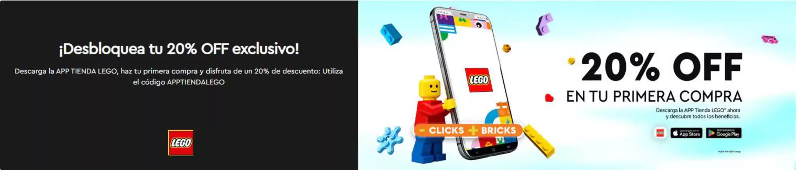 Catálogo LEGO | 20% de Dcto en tu primera compra | 2026-04-14T00:00:00.000Z - 2026-05-31T00:00:00.000Z