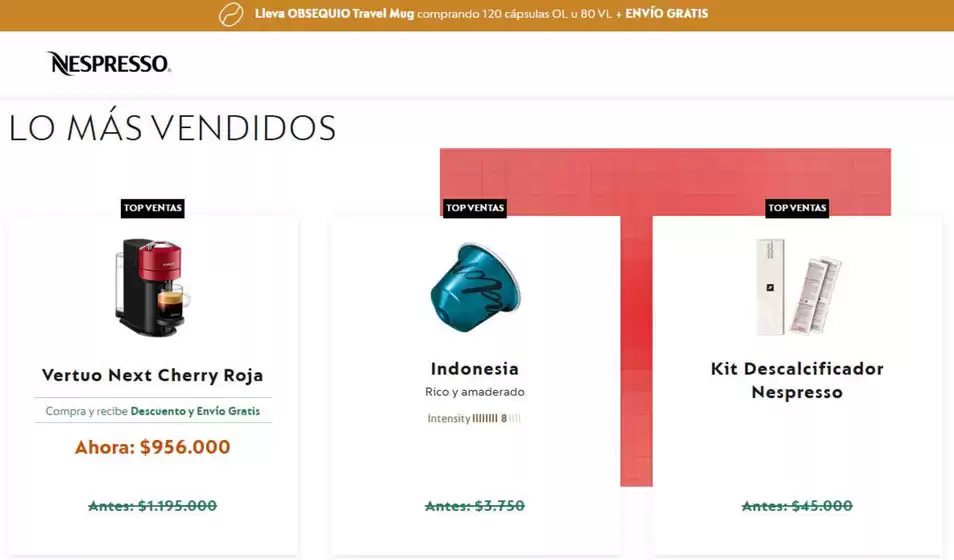 Catálogo Nespresso | Lo mas vendidos | 2026-04-15T00:00:00.000Z - 2026-04-22T00:00:00.000Z