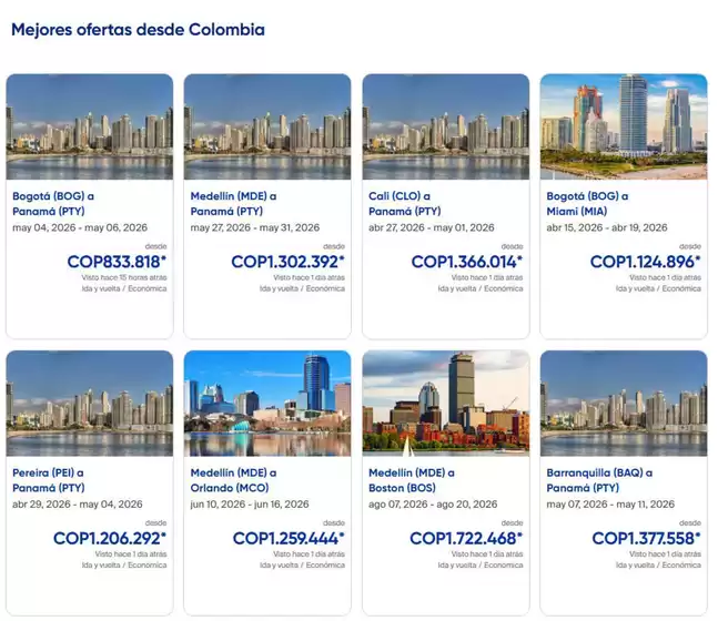 Catálogo Copa Airlines | Precio Especial | 2026-04-15T00:00:00.000Z - 2026-04-26T00:00:00.000Z