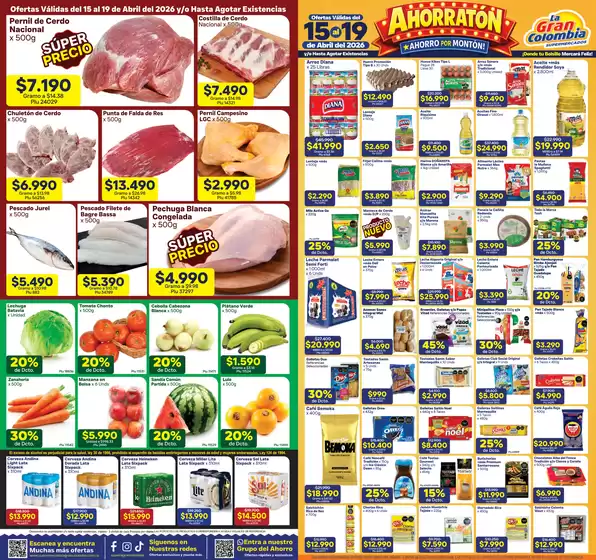Catálogo La Gran Colombia | VOLANTE AHORRATON LGC 15 AL 19 DE ABRIL 4 PAGS compressed | 2026-04-15T00:00:00.000Z - 2026-04-19T00:00:00.000Z