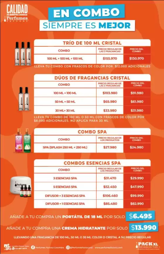 Catálogo Perfumes Factory | En Combo Siempre Mejor | 2026-04-15T00:00:00.000Z - 2026-05-31T00:00:00.000Z