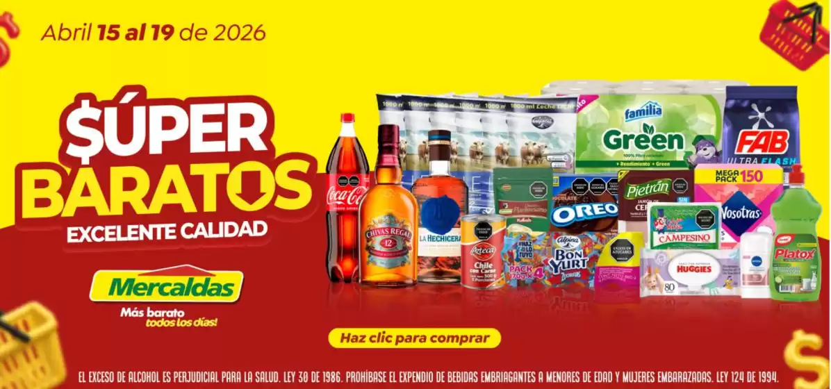 Catálogo Mercaldas | Gran variedad de ofertas | 2026-04-15T00:00:00.000Z - 2026-04-19T00:00:00.000Z