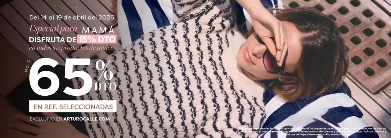 Catálogo Arturo Calle | Disfruta de 15% OFF, en todos los productos de mujer Hasta 65% OFF | 2026-04-15T00:00:00.000Z - 2026-04-19T00:00:00.000Z