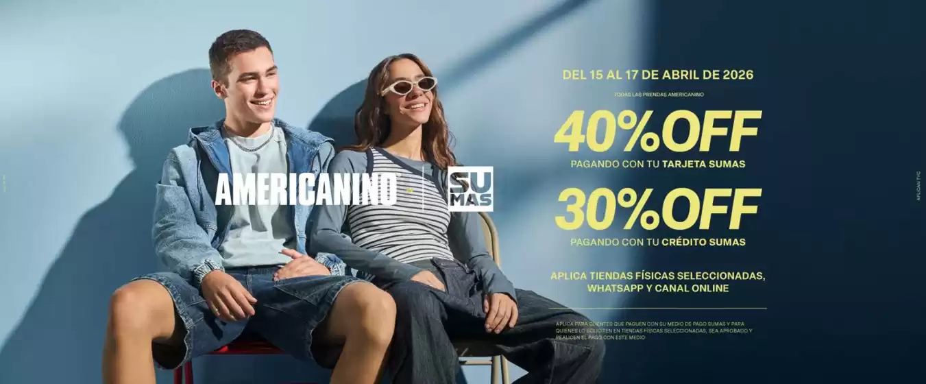 Catálogo Americanino | Ofertas Especiales | 2026-04-15T00:00:00.000Z - 2026-04-20T00:00:00.000Z