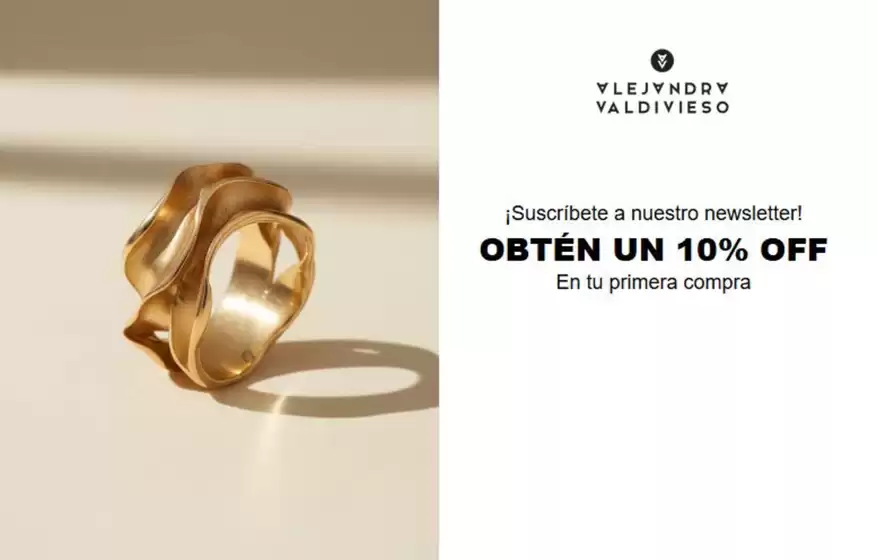 Catálogo Alejandra Valdivieso | 10% OFF en tu primer Compra | 2026-04-16T00:00:00.000Z - 2026-06-30T00:00:00.000Z